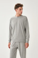 Dagi Gray Melange Sweatshirt