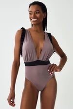 Dagi Beige Triangle Swimsuit