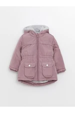 LC Waikiki Hooded Long Sleeved Basic Baby Girl's Coat