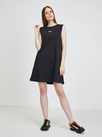 Tommy Jeans Šaty - TJW BADGE TANK DRESS čierne