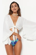 Camicetta da spiaggia da donna Trendyol Flanged Sleeves