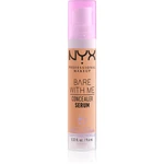 NYX Professional Makeup Bare With Me Concealer Serum hydratačný korektor 2 v 1 odtieň 5.7 Light Tan 9,6 ml