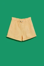 WOMEN'S SHORTS L-SH-4002 VANILLA