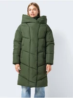 Khaki women's quilted coat Noisy May New Tally - Women's