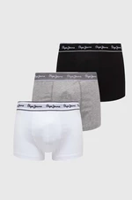 Boxerky Pepe Jeans 3-pack pánské, šedá barva