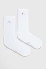 Ponožky Tommy Hilfiger 2-pack dámské, bílá barva, 701227301