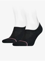 Tommy Hilfiger Socks - TH MEN ICONIC FOOTIE 2P black