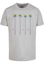 Pánské tričko Miami Palms šedé