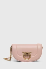 Kožená kabelka Pinko růžová barva, 101971 A0QO