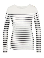 Black and white women's striped T-shirt ORSAY