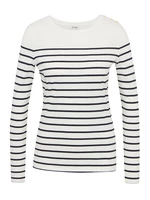 Orsay Black & White Women Striped T-Shirt - Women