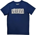 Nirvana Tričko Box Logo Denim XL