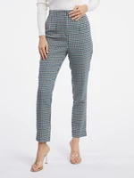 Orsay Black and Blue Ladies Patterned Pants - Women
