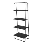 Czarny metalowy regał 30x141 cm A-Bookshelf – Zone