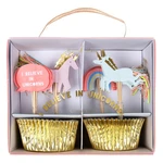 Papierowe papilotki do muffinek zestaw 24 szt. I Believe In Unicorns – Meri Meri