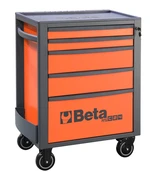 Dílenský vozík, 5 zásuvek, oranžový - Beta Tools