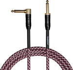 Cascha Professional Line Guitar Cable Rosso 6 m Dritto - Angolo