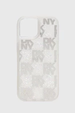 Puzdro na mobil Dkny iPhone 15 / 14 / 13 6.1" biela farba, DKHCP15SLCPEPT,