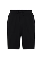 Trendyol Black Muslin Woven Summer Shorts