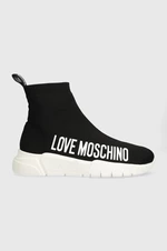 Sneakers boty Love Moschino černá barva, JA15433G1IIZ6000