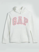 White girly sweatshirt with GAP logo