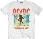 AC/DC T-shirt Blow Up Your Video White M