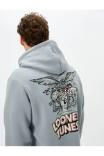 Koton Wile Coyote Hooded Sweat Licensed Printed Back