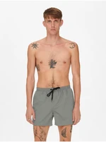 Grey Mens Swimwear ONLY & SONS Ted - Men