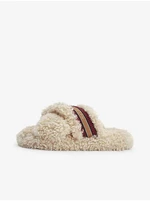 Beige women's home slippers Tommy Hilfiger - Women's