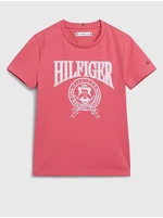 Pink Girls' T-Shirt Tommy Hilfiger - Girls