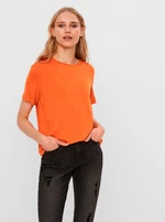 Orange T-shirt AWARE by VERO MODA Ava - Women's