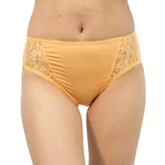 Women's panties Gina orange with lace (10120)