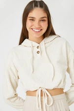 Koton Women's Beige Sweatshirt