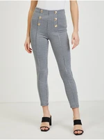 White-black women's patterned trousers ORSAY - Ladies