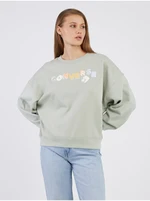 Light Green Women's Sweatshirt Converse - Women