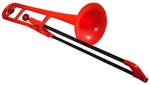 pBone 700638 Trombón de plástico Rojo