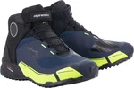 Alpinestars CR-X Drystar Riding Shoes Black/Dark Blue/Yellow Fluo 43 Cizme de motocicletă