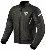 Rev'it! Jacket Torque 2 H2O Black/White 2XL Geacă textilă