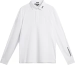 J.Lindeberg Tour Tech Mens Long Sleeve Blanco L Camiseta polo