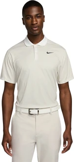 Nike Dri-Fit Victory+ Mens Polo Light Bone/Summit White/Black M Polo košeľa