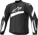 Alpinestars T-GP Plus V4 Jacket Black/White L Giacca in tessuto