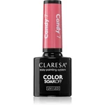 Claresa SoakOff UV/LED Color Candy gelový lak na nehty odstín 7 5 g