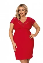 Donna Tess červená plus size Noční košilka 48/4XL