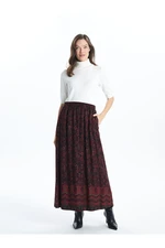 LC Waikiki Lcw Elastic Waist Patterned Women's Skirt