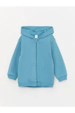 LC Waikiki Hooded Long Sleeve Baby Girl Zipper Sweatshirt