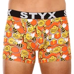 Men's boxers Styx long art sports rubber bees