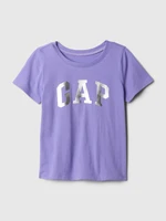 GAP Kids ́s T-shirt with metallic logo - Girls