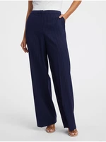 Orsay Dark blue ladies striped trousers - Women