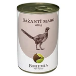 BOHEMIA PET FOOD Konzerva bažantie mäso vo vlastnej šťave pre psov 400 g