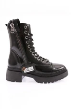 DGN K9040 Women's Summer Zipper and Lace-Up Boots